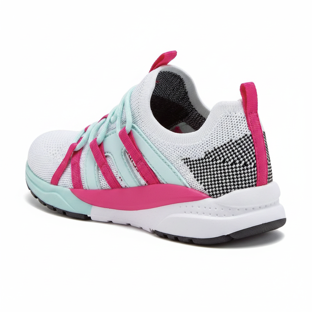 Athletic Works Knit Cage Sneaker for Little and Big Girls by Athletic Works