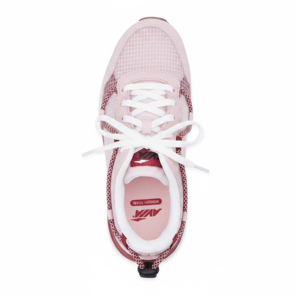 Avia Little Girl And Big Girl Bungee Runner Sneaker by Avia