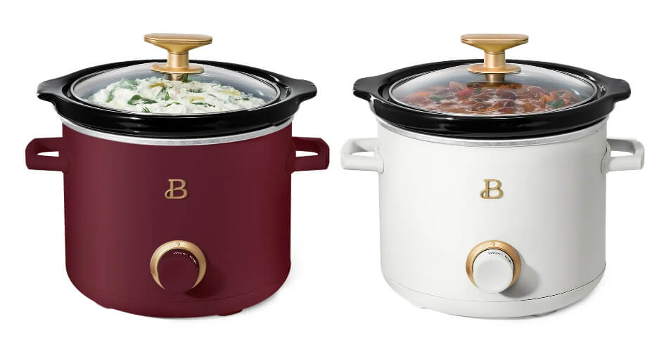 2-Pack 2 Qt Slow Cooker Set – Compact, Versatile & Perfect for Gifting | Model 19340 by Beautiful