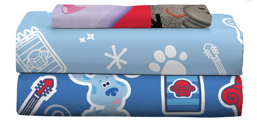Blue's Clues & You Kids Twin Sheet Set, Blue, Nickelodeon by Walmart