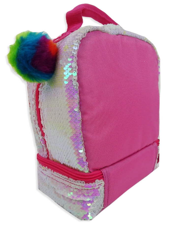 Fast Forward LLC 2-Way Sequin Panda Dual Compartment Lunch Bag by Walmart