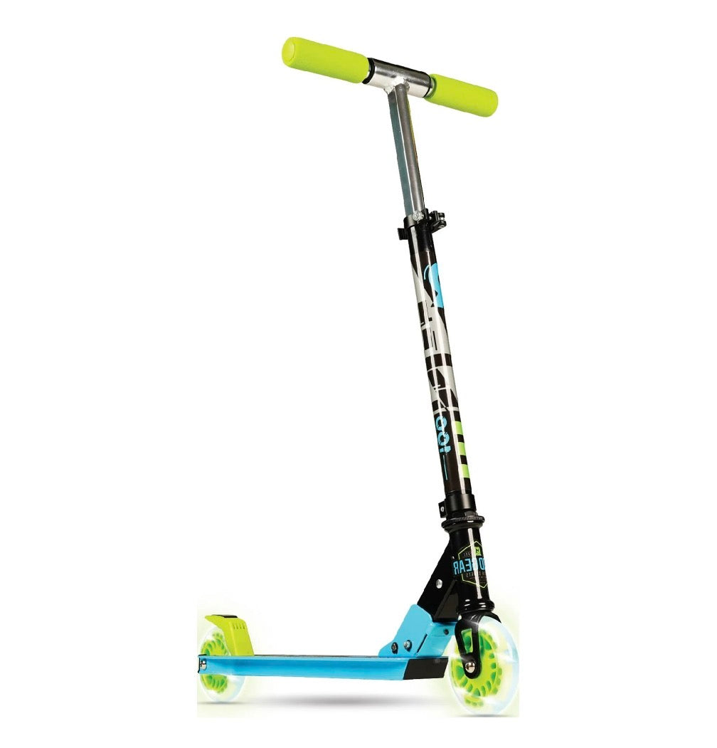 Children's scooter with a white background