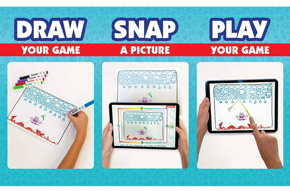 Pixicade – Fun Learning Toy That Turns Drawings into Playable Video Games for Kids & Teens by Pixicade
