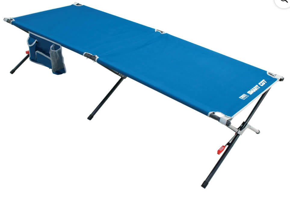 Rio Gear Foldable Polyester Camping Cot, Blue by Rio Gear