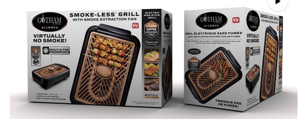 The Gotham Steel Electric Smokeless Grill by Walmart