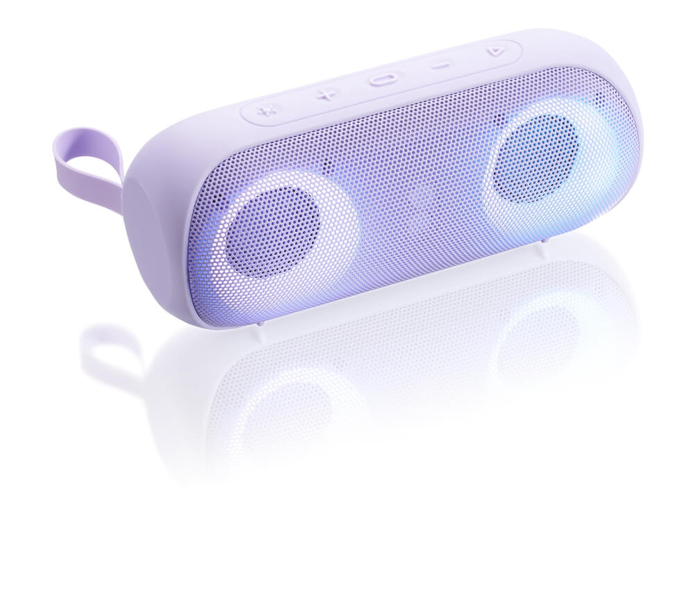 onn. Wireless Bluetooth Speaker with LED Lighting by Onn