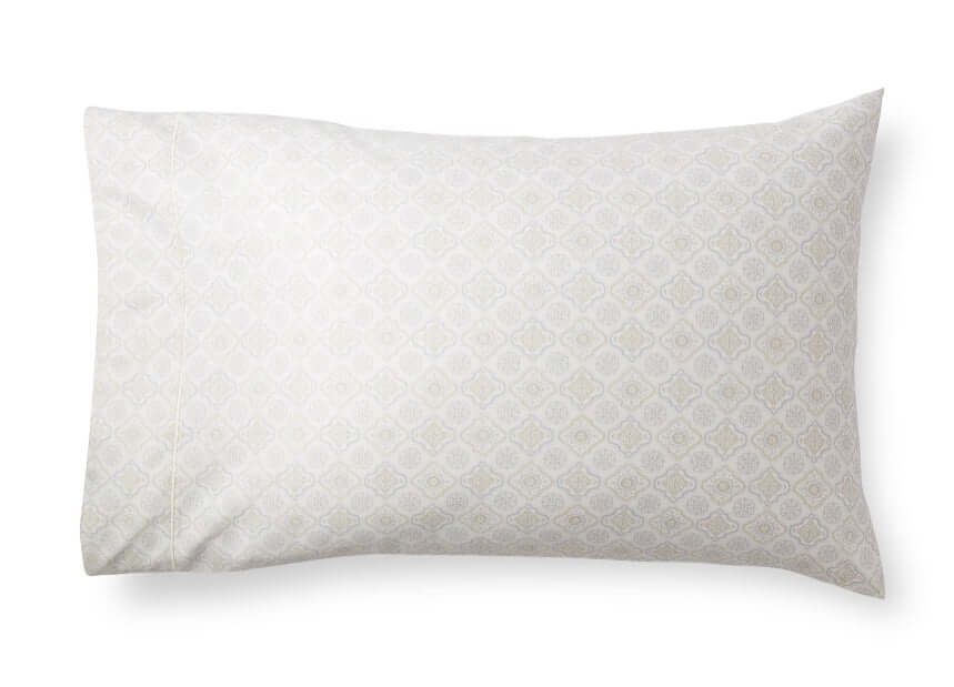 400 Thread Count Hygro Cotton Performance Pillowcases - Standard/Queen - Set Of 1 Pair Medallion Ivory by Nikki