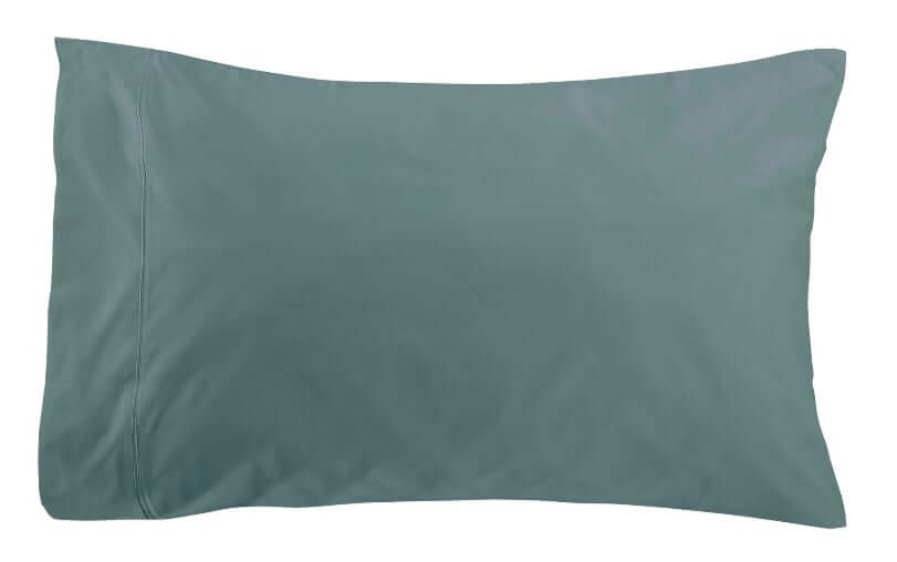 600 Thread Count 100% Luxury Cotton Pillowcases, King, Teal Silk, 1-Pair by Walmart