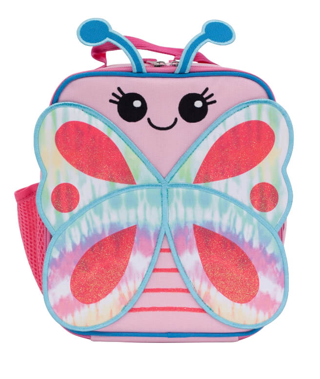 Accessory Innovations Flutter Butterfly Insulated Lunch Box for Kids, BPA Free by Walmart