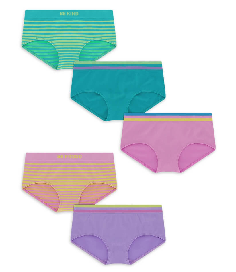 Athletic Works Girls Seamless 5-Pack Briefs by Walmart