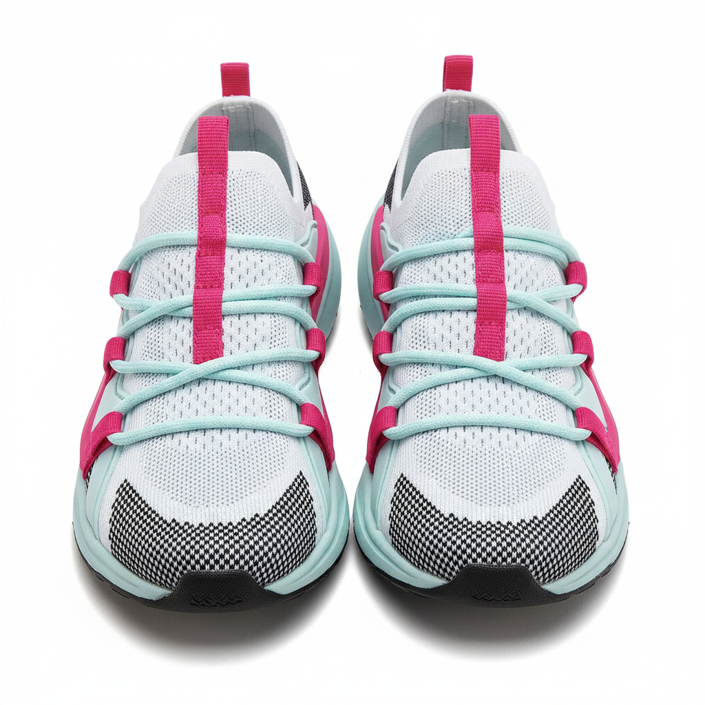 Athletic Works Knit Cage Sneaker for Little and Big Girls by Athletic Works