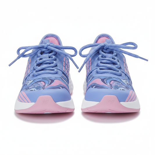 Athletic Works Periwinkle Girls Mesh Running Sneakers With Memory Foam Insole by Athletic Works