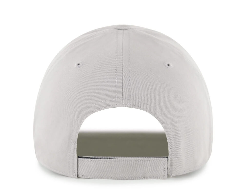 Atlanta Braves Structured Unisex Cotton Hat – Grey, 47 Brand, Official MLB Gear by 47 Brand