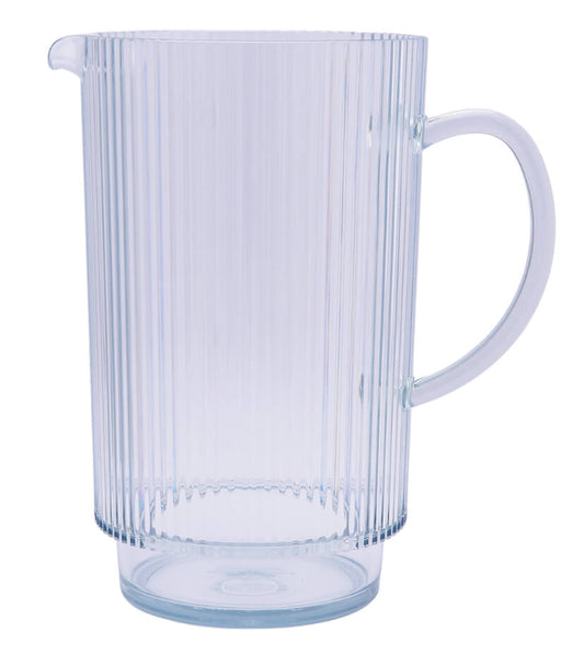 Better Homes & Gardens 2.2-Quart Plastic Ribbed Pitcher, Sage by Walmart