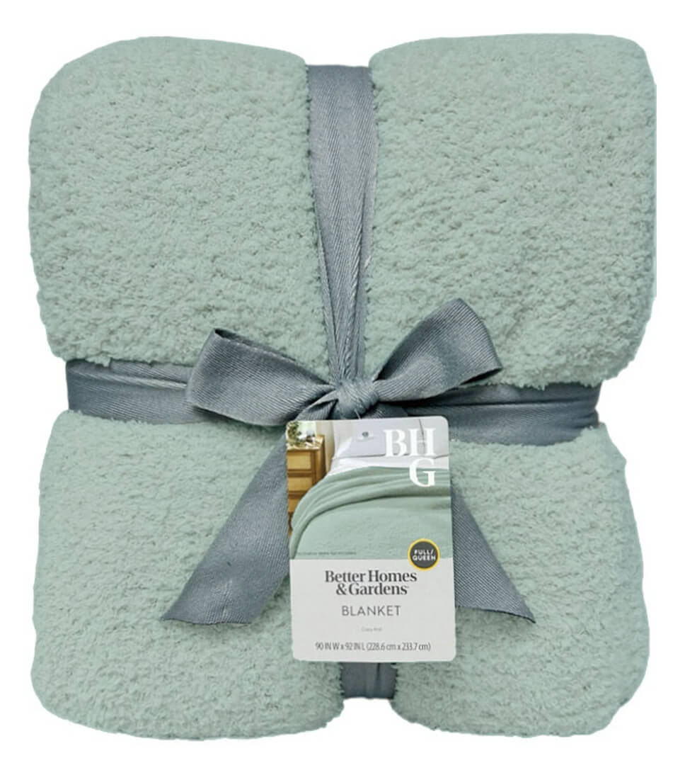 Better Homes & Gardens Knit Blanket – Ultra-Soft Plush Throw in Blush by Better Homes & Garden