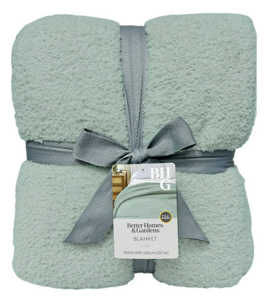 Better Homes & Gardens Knit Blanket – Ultra-Soft Plush Throw in Blush by Better Homes & Garden