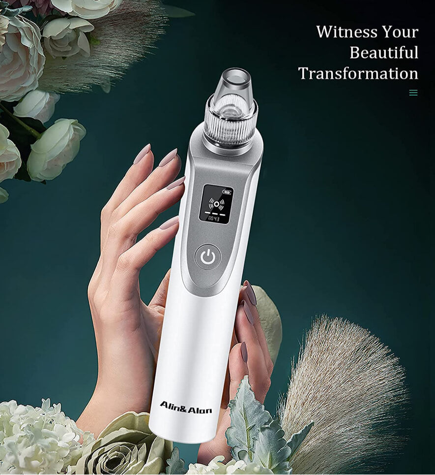 Alin&Alan Electric Blackhead Remover – Multi-Level Suction, Gentle Pore Vacuum for Clear, Smooth Skin by Alin&Alan