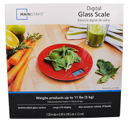 Mainstays Round Digital Scale by Walmart