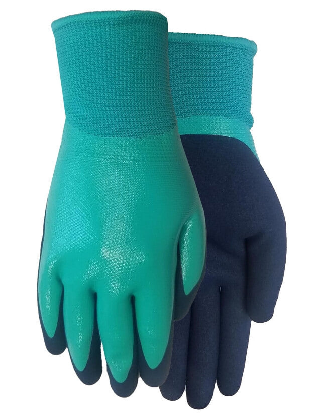 Expert Gardener Women's Teal Water Resistant Gripping Glove, Size Medium by Walmart