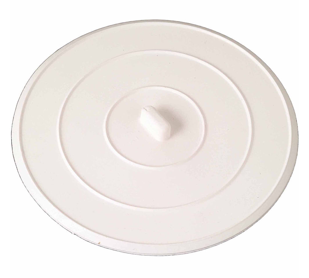 Peerless Rubber Flat Sink Stopper in White by Walmart