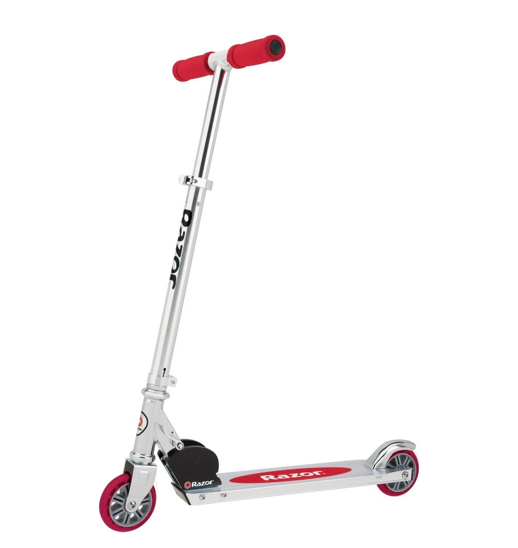 Razor A Kick Scooter for Kids - Red, Lightweight, Foldable, Aluminum Frame, for Child Ages 5+