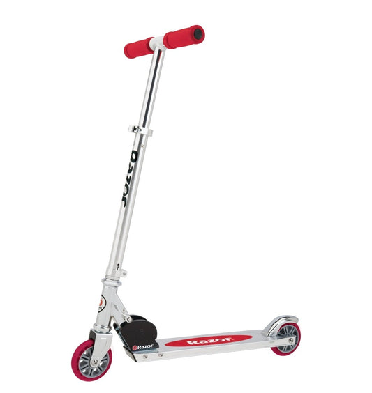 Razor A Kick Scooter for Kids - Red, Lightweight, Foldable, Aluminum Frame, for Child Ages 5+