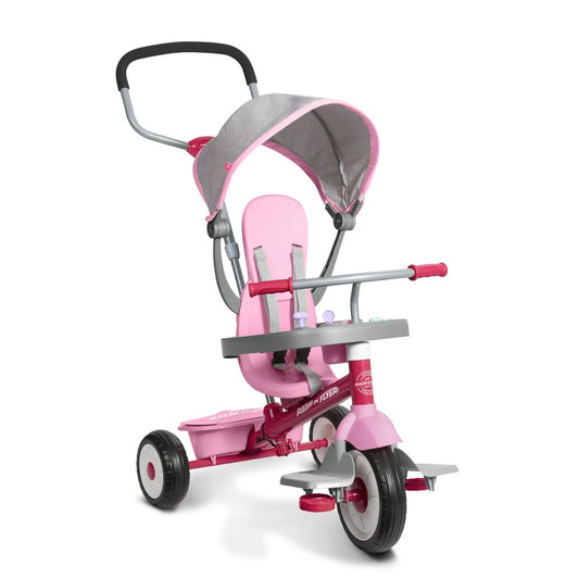 Radio Flyer 4-in-1 Activity Stroll 'N Trike with Interactive Tray, Kids 1 to 5 Years