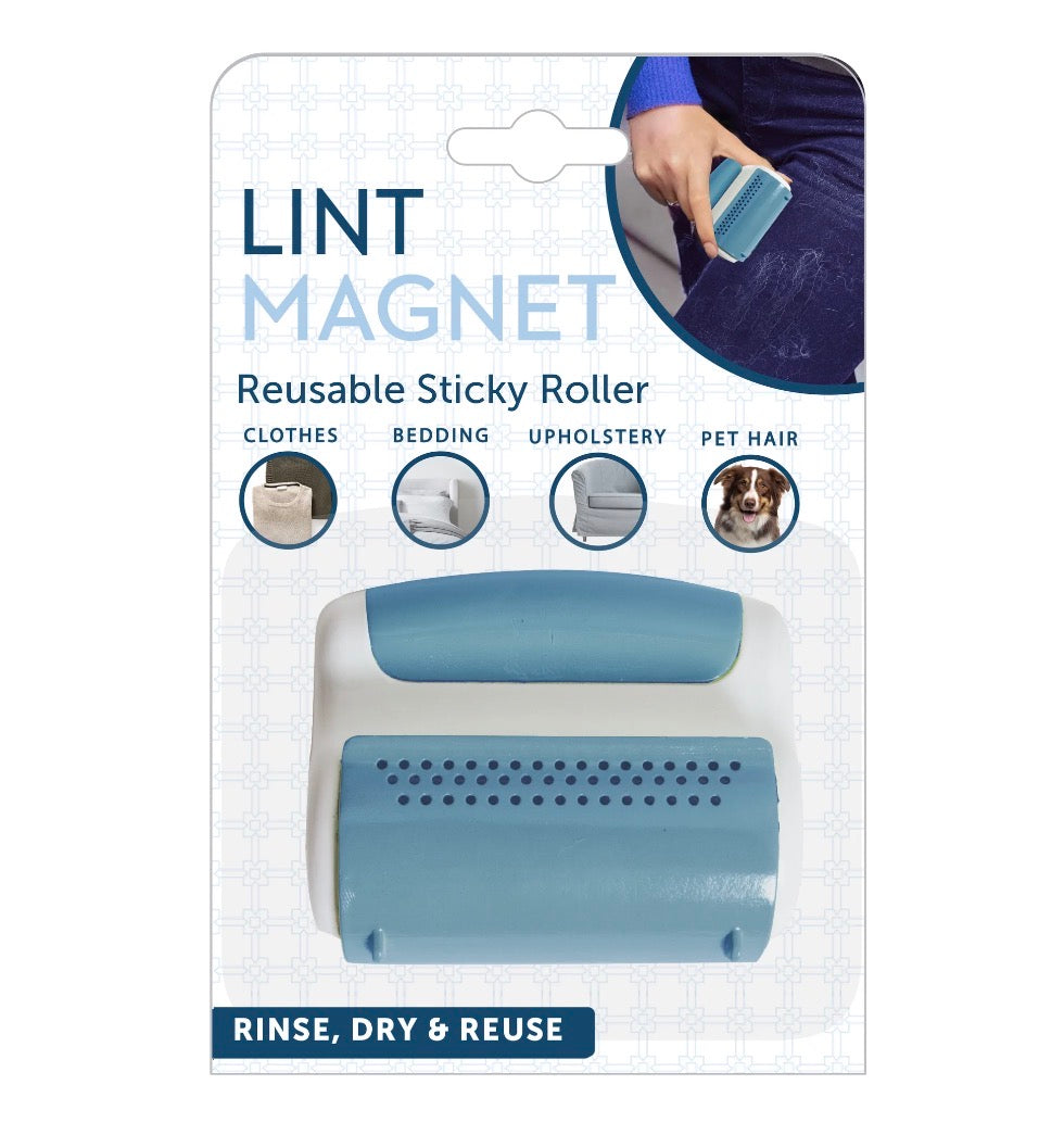 Lint Magnet Reusable Sticky Roller