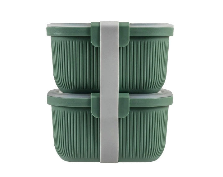 Mainstays Plastic Food Storage Bento Snack Container, Rectangle, 19oz Capacity