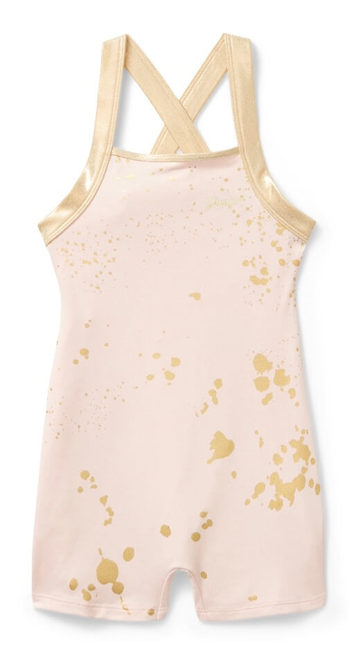 Justice Girls Dance and Gymnastics Biketard with Scrunchie, Sizes XS-XL by Walmart