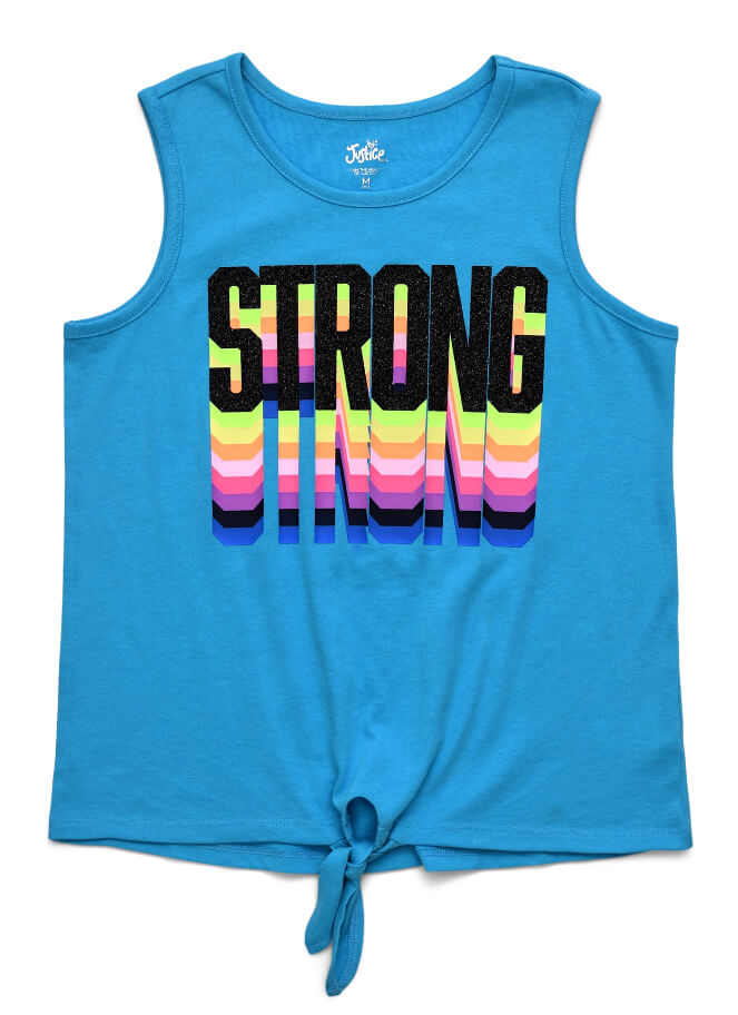 Justice Girls Everyday Faves Graphic Tank Tops, Various by Walmart