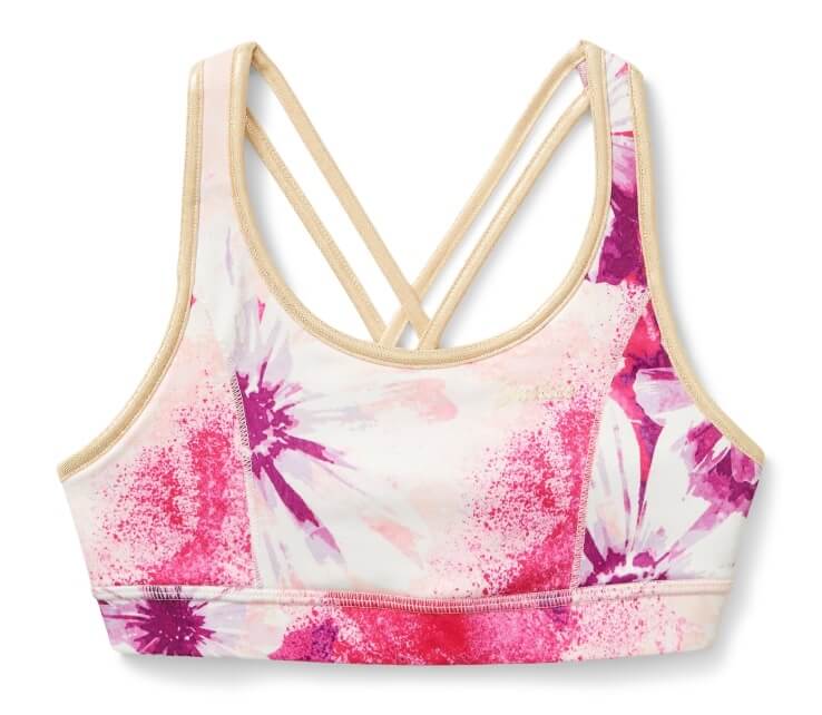 Justice Girls' Reversible Sports Bra – Colorful Print & Foil Design, Soft Stretch Fabric, Everyday Comfort by Justice