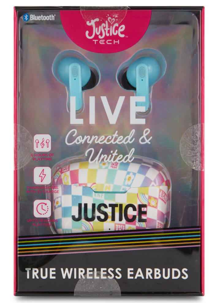 Justice True Wireless Earbuds with Charging Case by Justice