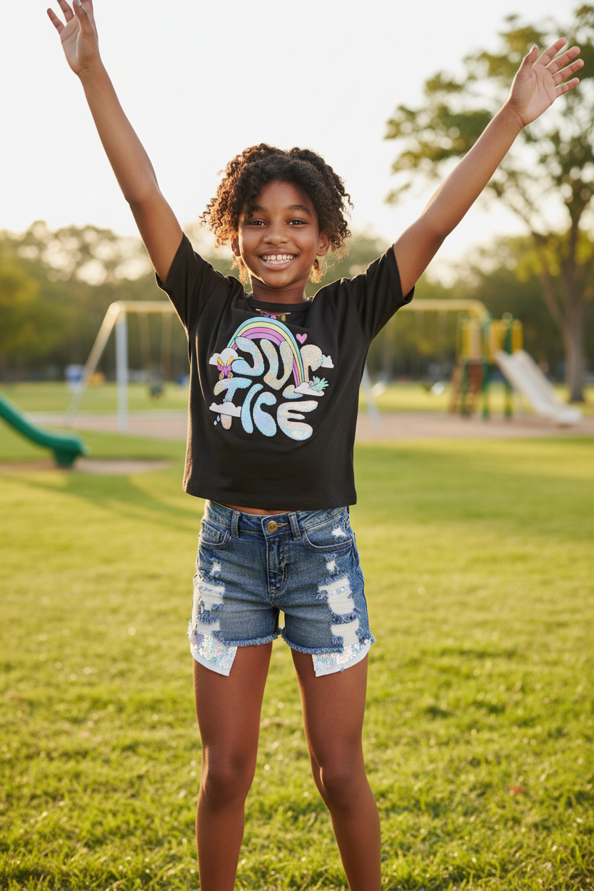 Justice Girls Charm T-Shirt by Justice