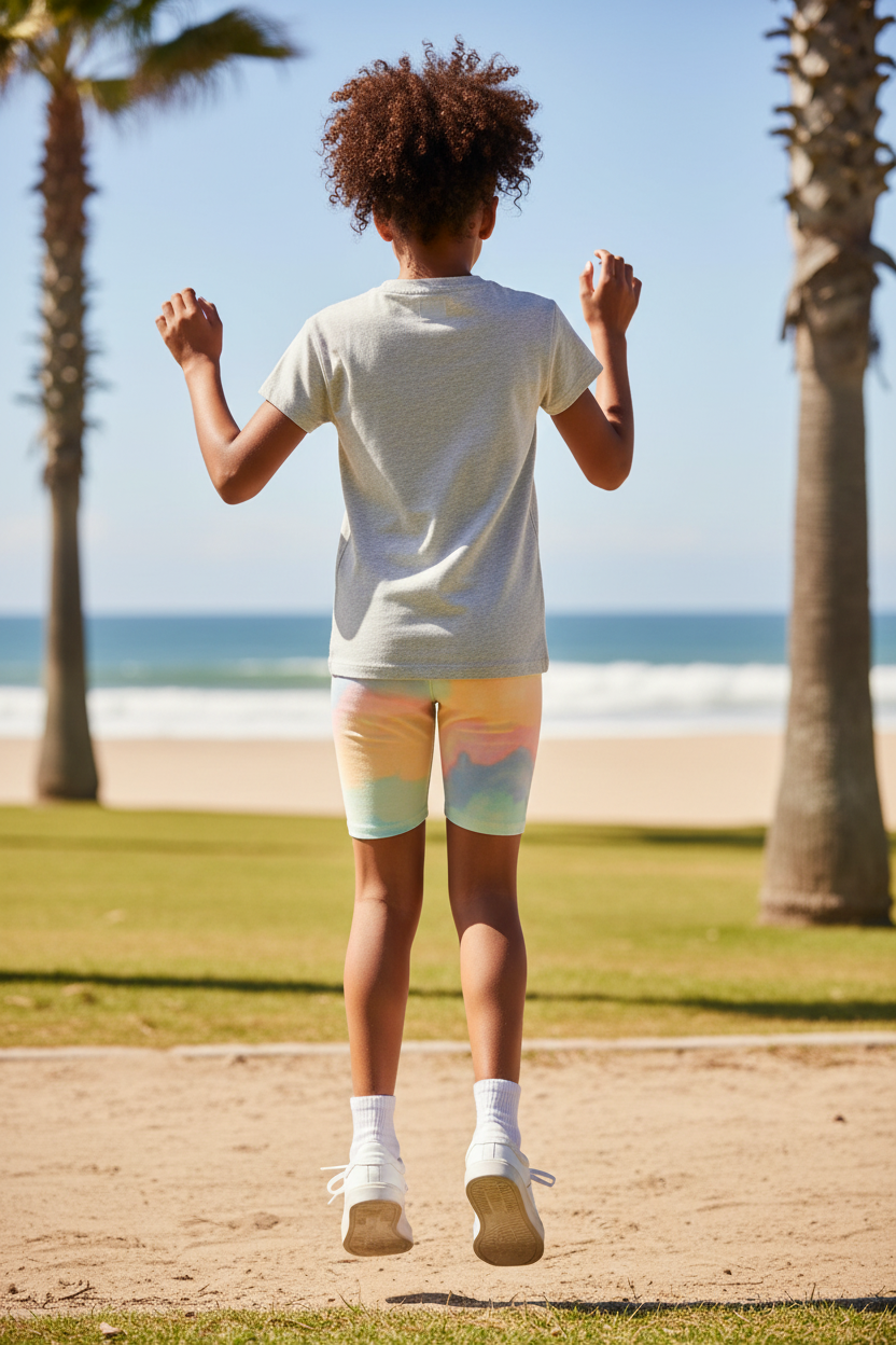Justice Girls Oversized Tee and Bike Short Set by Justice