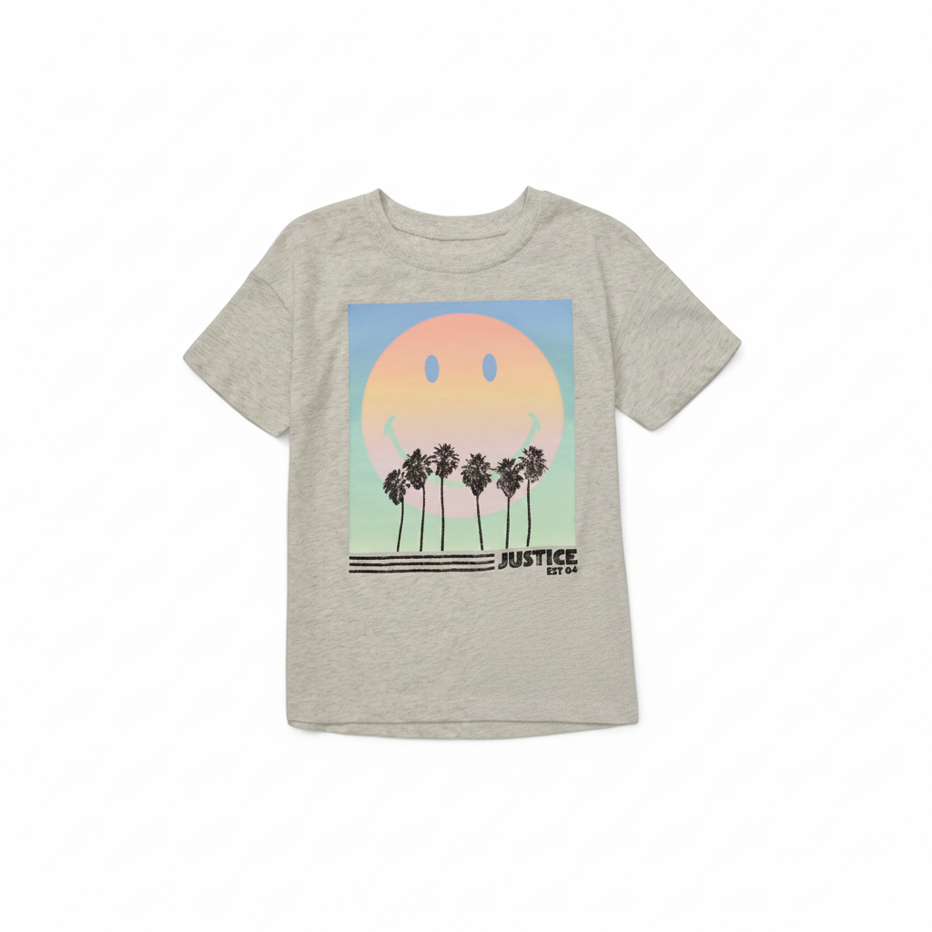 Justice Girls Oversized Tee and Bike Short Set by Justice