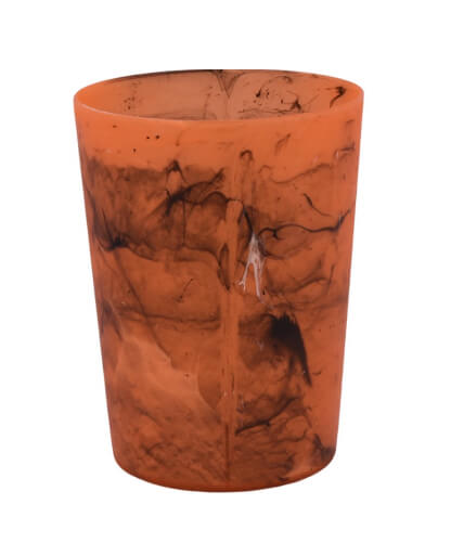 Mainstays - Orange Tie Dye Round Plastic Tumbler, 18-Ounce by Mainstays
