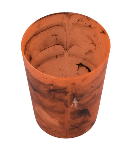Mainstays - Orange Tie Dye Round Plastic Tumbler, 18-Ounce by Mainstays