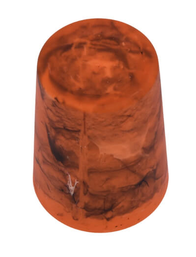 Mainstays - Orange Tie Dye Round Plastic Tumbler, 18-Ounce by Mainstays