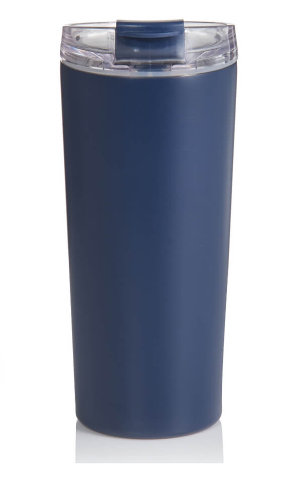 Mainstays 20 oz Double Wall Stainless Steel Tumbler, Navy by Walmart