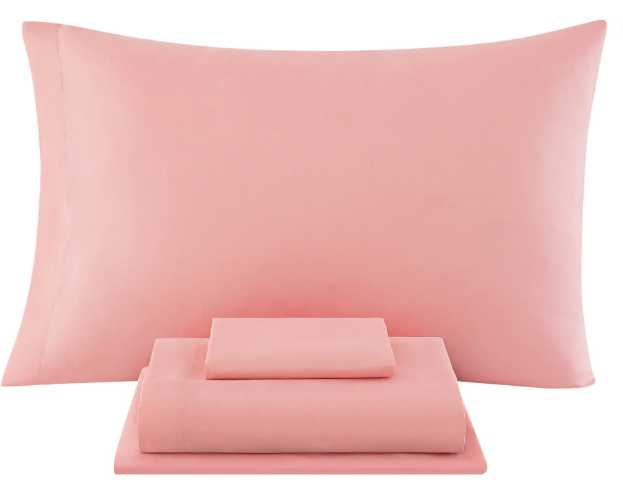 Mainstays Pink and Teal Medallion 6-Piece Bed in a Bag Comforter Set – Reversible, Stylish & Cozy by Mainstays