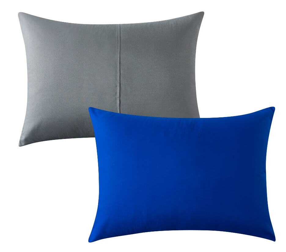Mainstays Solid Blue Bed-in-a-Bag Comforter Set – Soft Polyester, Reversible Design, Machine Washable by Mainstays