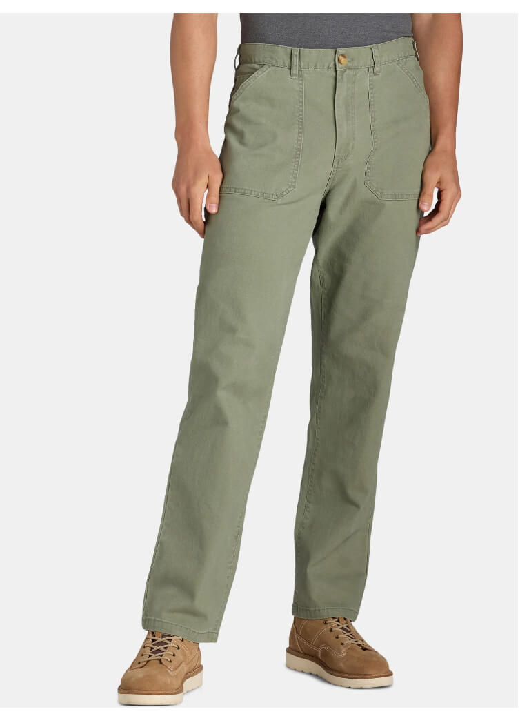 Men’s Straight Fit Utility Pants – Durable Cotton Blend with Functional Pockets by George
