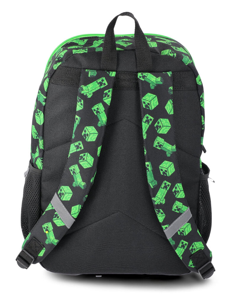 Minecraft 5-Piece Kids Backpack Set – Includes Backpack, Lunchbox, Water Bottle, Headphones & Keychain by Minecraft