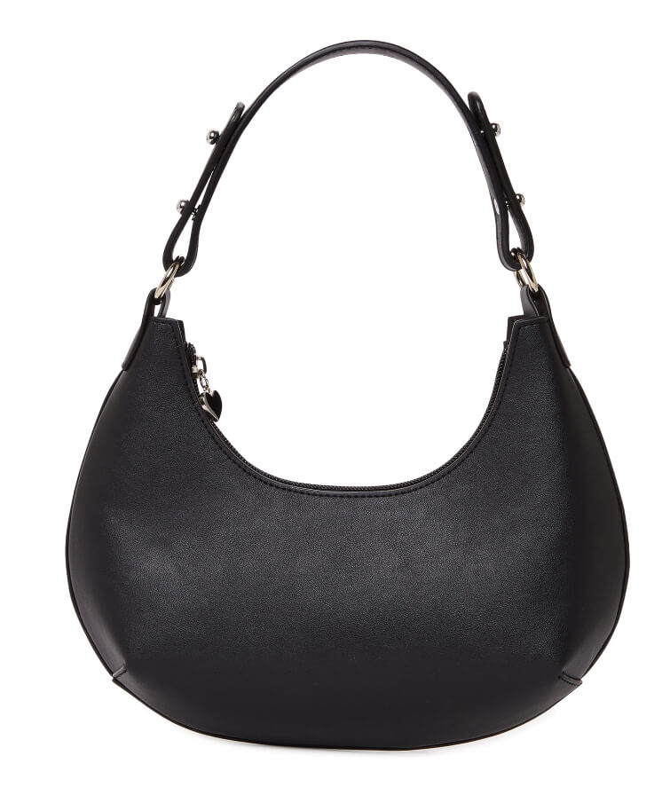 No Boundaries Women’s Joyful Expression Shoulder Bag Black by Walmart
