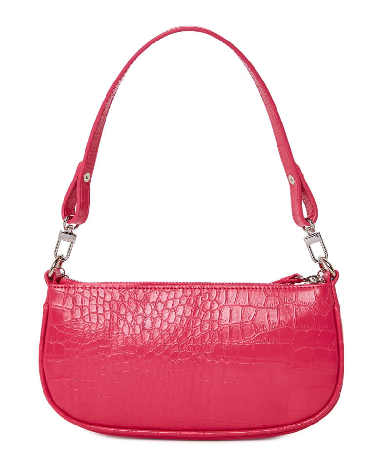 No Boundaries Women’s Joyful Expression Shoulder Croco Handbag by Walmart