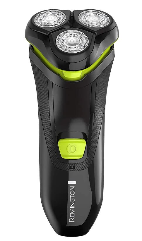 REMINGTON® UltraStyle Rechargeable Rotary Shaver – Dual Flex Technology & Stubble Attachment by Remington