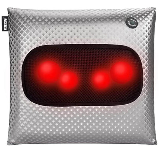 Shiatsu Back and Neck Massager with Heat - Wireless Massage Pillow with Deep Tissue Kneading by Amazon