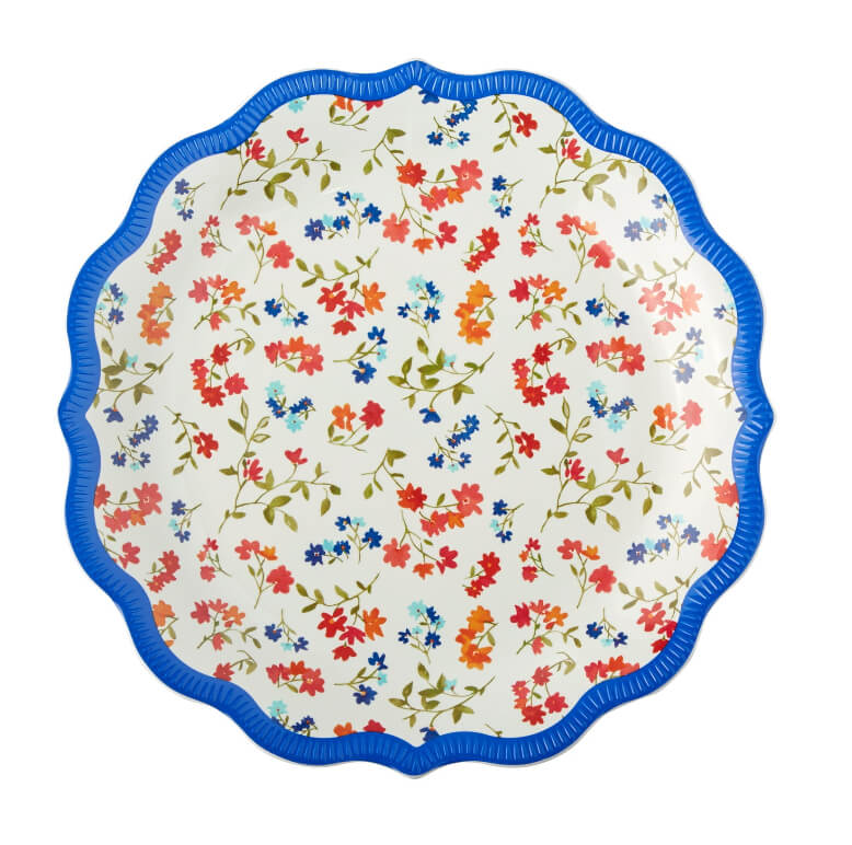 The Pioneer Woman Patchwork Medley Melamine Dinnerware Set – 12-Piece, BPA-Free, Dishwasher Safe by The Pioneer Woman
