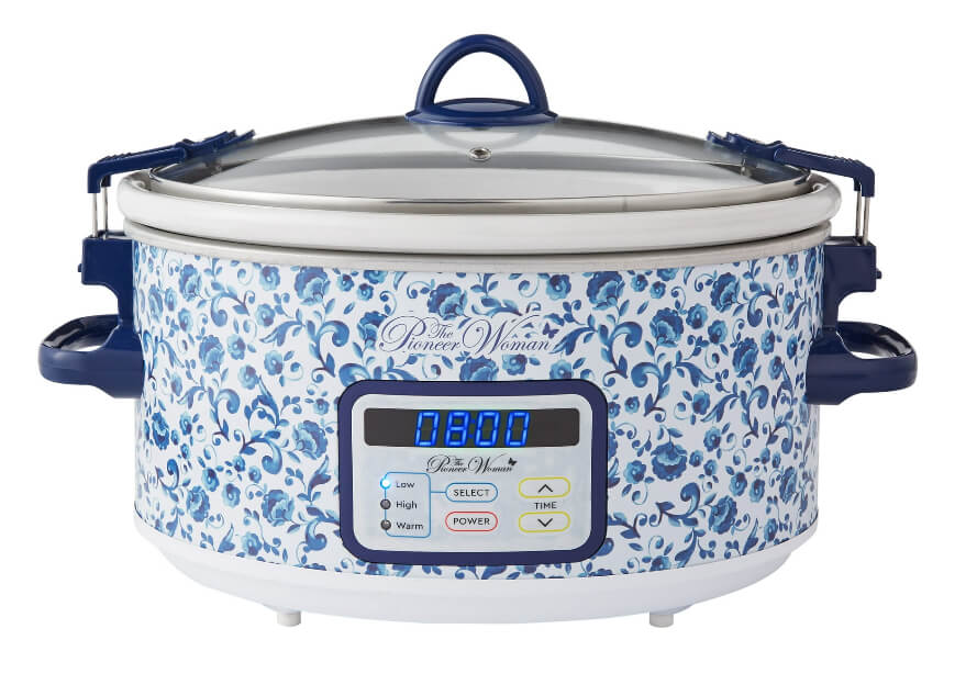The Pioneer Woman Scroll Floral 6-Quart Digital Slow Cooker by Walmart